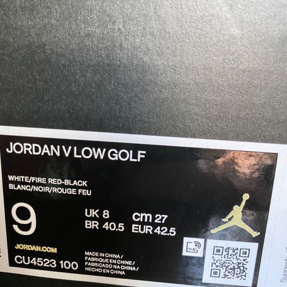 Jordan V Low Golf Shoes - Picture 7 of 8